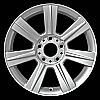 2002 Bmw 3 Series  17x8 Silver Factory Replacement Wheels