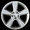 2008 Bmw X3  19x9 Silver Factory Replacement Wheels