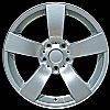 2005 Bmw 5 Series  17x8 Silver Factory Replacement Wheels