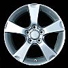 2005 Mazda Mazda 3  17x6.5 Silver Factory Replacement Wheel