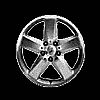 2005 Mercedes Benz Slk Class  17x8.5 Silver Factory Replacement Wheel