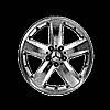 2005 Mercedes Benz Slk Class  18x7.5 Silver Factory Replacement Wheel