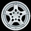 2008 Porsche 911  19x11 Silver Factory Replacement Wheels
