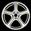 2005 Subaru Impreza  17x7.5 Silver Factory Replacement Wheels