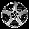 2005 Volkswagen Golf  17x7 Silver Factory Replacement Wheels