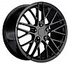 2009 Chevrolet Corvette ZR1 Black Replica Wheel 17X8.5