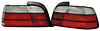 1993 BMW 3 Series Coupe  Red and Clear Euro Tail Lights