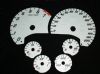 2006 Chevrolet Corvette   Silver / White Night Performance Dash Gauges