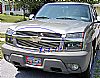 2005 Chevrolet Avalanche   Polished Main Upper Stainless Steel Billet Grille