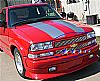 1998 Chevrolet Blazer   Polished Main Upper Stainless Steel Billet Grille