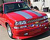 2000 Chevrolet S-10 Pickup   Polished Main Upper Stainless Steel Billet Grille