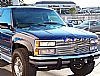1993 Chevrolet Full Size Pickup   Black Powder Coated Main Upper Black Aluminum Billet Grille