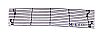 1982 Chevrolet S-10 Pickup   Polished Main Upper Stainless Steel Billet Grille