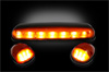 GMC Sierra Heavy Duty 2002-2007 Amber LED Cab Roof Light (3-Piece Set)