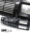 1995 Chevrolet Full Size Pickup   Billet Style Black Front Grill