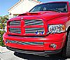 2002 Dodge Ram   Polished Main Upper Stainless Steel Billet Grille