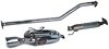 Honda Civic EX 01-03 DC Sports Twin-Canister Cat-Back Exhaust Systems