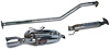 Acura RSX (Exc. Type S) 02-03 DC Sports Twin-Canister Cat-Back Exhaust System