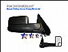 2000 Dodge Ram  1500 Manual/Towing Left Side Towing Mirror