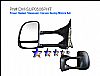 2000 Ford Excursion  Power/Heated/Towing Dual Swing Square Plug Left Side Towing Mirror