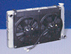 Dual 11 Inch SPAL Fan High Performance with Shroud - (Pull)