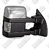 2009 Ford Super Duty F250/F350  Chrome/Paintable Electric Heated Towing Mirrors