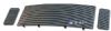 2009 Ford Super Duty   Black Powder Coated Main Upper Black Aluminum Billet Grille