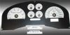 2008 Ford F150  Fx4 And Fx2 White / Green Night Performance Dash Gauges