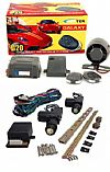 Car Alarm, Keyless Entry and Power Door Lock Kit Combo {2 Door}