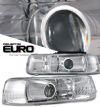 2002 Chevrolet Silverado   Chrome Projector Headlights