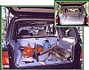 2000 GMC Safari Extended Version  (3rd Row Seat Removed) Hatchbag Cargo Liner