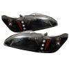 1998 Ford Mustang  Black Euro Crystal Headlights 