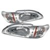 1998 Ford Mustang  Chrome Euro Crystal Headlights 