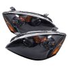 2004 Nissan Altima  Black Euro Crystal Headlights 