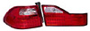 2000 Honda Accord Sedan  Red and Clear TYC Euro Tail Lights