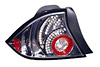 2003 Honda Civic Coupe  Gun Metal LED Tail Lights