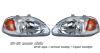 1997 Honda Civic   Chrome / Clear Euro Crystal Headlights