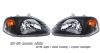 1998 Honda Civic   Black Crystal / 99-00 Style Euro Crystal Headlights