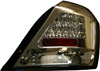 Chevrolet Aveo Led Chrome Euro Tail Lights 2006-07