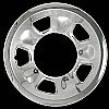 1998 Gmc Safari  Chrome Wheel Covers, 5 Spoke With Triangle (15