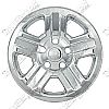 2008 Jeep Wrangler Sport  Chrome Wheel Covers, 5 Indented Spokes (16" Wheels)
