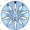 2008 Honda Accord  , 16" 10 Spoke - Chrome Wheel Covers