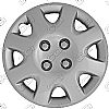 2000 Honda Civic  , 14" 8 Spoke - Silver Wheel Covers