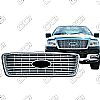 2005 Ford F150 Xlt, Lariat  Chrome Front Grille Overlay 