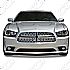 Dodge Charger Se, Sxt, R/T 2012-2012 Chrome Front Grille Overlay 