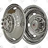 1998 Chevrolet Silverado 3500 Hd/Rv  Chrome Wheel Simulators (19.5" 5 Lug Front / 10 Lug Rear) 