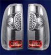 1997 Ford F150 Styleside  Chrome LED Tail Lights