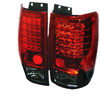 1997 Ford Expedition  LED Tail Lights Red Smoke