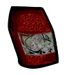 2005 Dodge Magnum  Red w/ Smoked Lens LED Tail Lights