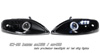 1994 Lexus SC300 / SC400  Black Halo Projector Headlights